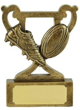 Rugby Mini Cup Gold Trophy - Champion, Gewinner, Spieler des Spiels, Teamwettbewerb, Rugby Union, Finale, Offizielle, Gewinner, weiblich & männlich, Nationen, Siebener, Schulpräsentation, Erfolgspreis