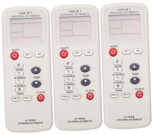 Cabilock 3 Pz Telecomando Del Condizionatore D'aria Telecomando Universale Per Aria Condizionata Fornitura Di Condizionatori Controllo Dell'aria Condizionata Addominali