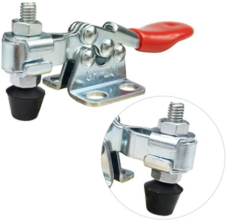 Veemoon Presse À Bois Avec Pinces À Bascule Horizontale À Démontage Rapide Montage Latéral Base À Bride Pour Tôles Et Circuits Imprimés