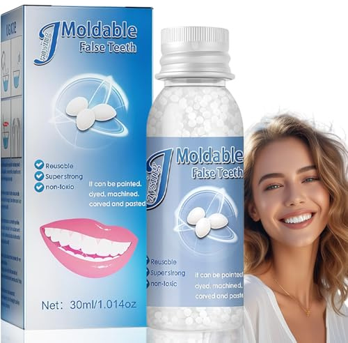 Temporary Tooth Filling Repair Kit – Fix Broken or Missing Teeth, Fill Gaps & Replace Chipped Teeth with False Teeth & Fillers