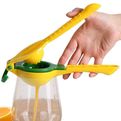 Presse-Citron pour Jus de Citron | Presse-Fruits Manuel Agrumes,Poignée Confort Anti-Dérapant Portable pour Cuisine Petit-Déjeuner Familial Camping Fitness Préparation Aliments Bébé et Restaurants