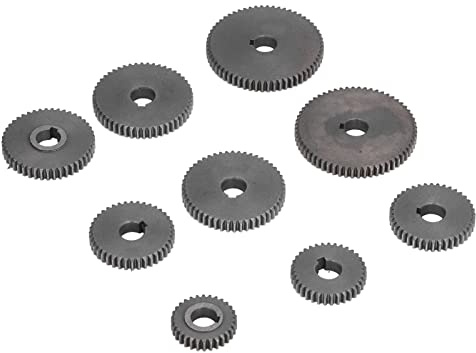 Ingranaggi in Metallo Set Mini Taglio del Tornio Ingranaggi Durevoli in Ferro Grigio HT250 per la Lavorazione del Metallo