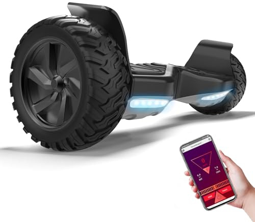 RCB 8.5 Premium Offroad Hoverboard, APP Steuerfunktion,Integrierte LED-Bluetooth mit Leistungsstarkem Motor, Elektro alle Gelände Hoverboards, Geschenk für Kinder