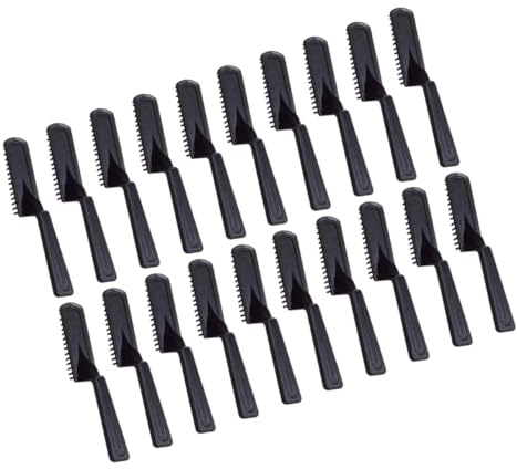 NIYANGLE 20pezzi Spazzola Per Tinta Denti Larghi Per Tinture Per Colpi Di Sole Strumenti Da Realizzata in Avanzato Design Ergonomico Per Applicare Colore e Trattamenti Sui