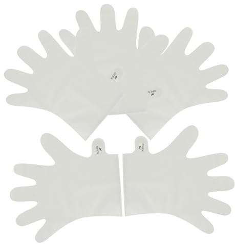 FIXOSHEE 5 Stück Teiliges Feuchtigkeitsspendende Handmasken ohne Emulsion Exfolierende Handschuh pflege für Weiche Genährte Hände Sanfte Handpflege für Trockene Empfindliche Haut Handliche