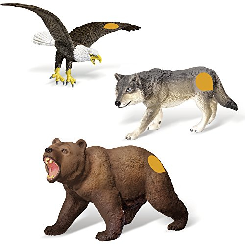 Tiptoi Tiere Nordamerika Weißkopfseeadler Wolf und Grizzlybär