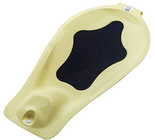 Rotho Babydesign TOP/TOP Xtra Badewanneneinsatz, Mit Antirutschtmatte, 0-6 Monate, Yellow Delight (Gelb), 20503 0290