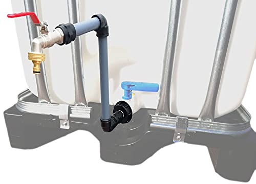 FN-Technik Schwanenhals DN 50 IBC Adapter Container Regenwassertonne Wasserfass Gardena komp