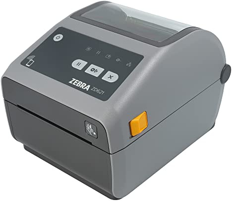 ZEBRA ZD621d Drucker mit Abreißkante - 203 DPI - Thermodirekt - 104 mm max. Druckbreite, BTLE, LAN, USB, USB-Host, WLAN, seriell (RS-232) Schnittstellen (ZD6A042-D0EL02EZ)
