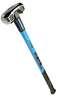 Pro-Lift-Montagetechnik Profi Vorschlaghammer 4500g geschmiedeter Stahl Hammer Abbruchhammer Glasfasergriff mit Graphitkern