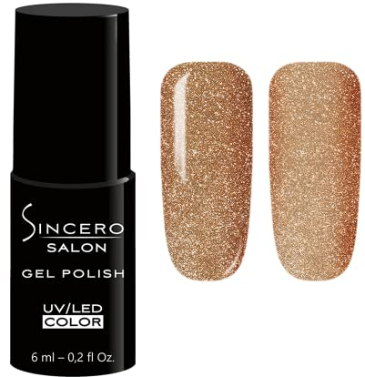 Sincero Salon - Premium UV Nagellack Broadway show - Gel Nagellack - Farbgel für Gelnägel - Auftrag von 1 oder 2 Schichten Gel Nägeln - Stark Pigmentiert UV Gel Nagellack - Gel Polish
