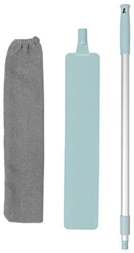 Limpiador de Polvo Retráctil, Plumero de Microfibra Flexible para Grietas Debajo de Muebles Y Electrodomésticos, Herramienta de Limpieza de Microfibra Lavable Extensible Y Flexible para Limpiar Sofá C
