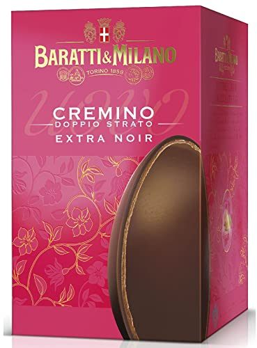Scegli il Tuo Uova di Cioccolato Baratti & Milano Uovo di Pasqua (Cremino Extra Noir - 250g)