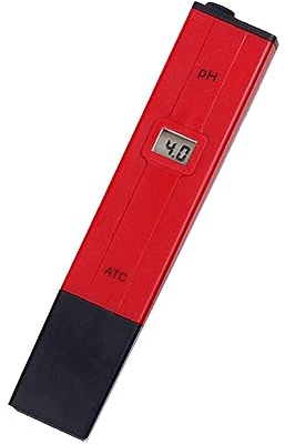 ISAKEN PH Messgerät Wasserqualitätstester PH Tester Aquarium Wasserqualitätsmessgerät Digital LCD-Display 0-14 pH-Messbereich Meter Messer H-Stift für Trinkwasser, Aquarium, Pool, Spa