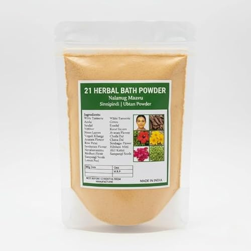 Herbal Bath Powder 100g | 21 Herbal Nalangu Maavu | Ubtan | Sunnipindi for Baby, Girls & Women