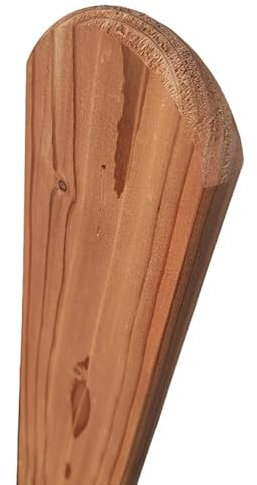 AZZAP Lärche Zaunlatten 90x20mm Lärchenholz Holzzaun Holz Zaun Brett Zaunbrett Gartenzaun Lärchenbrett 50-150cm (10, 110cm)