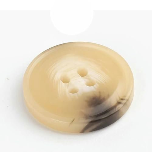 Knöpfe aus Kunstharz, 4 Löcher, Nähzubehör, Größe komplett für Kleidung, dekorative Kunststoffknöpfe, handgefertigt, Nr. 1–18 mm, 20 Stück