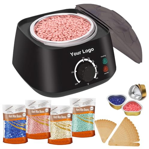 Paodduk Home Waxing Kit for Women - Body Wax Kit | Wax Melter Pot for Home Salon, Efficient Wax Machine with Accessories, Hot Wax Pot for Hair Removal for Face Body Arm Leg Bikini