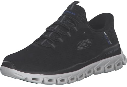 Skechers Uomo Glide-Step Noxus Slip-In ALLENATRICE, Black, 45 EU