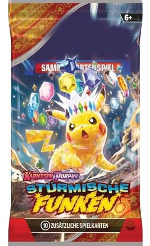 Stürmische Funken Booster | 1x Booster Pack DEUTSCH + Heartforcards® Versandschutz