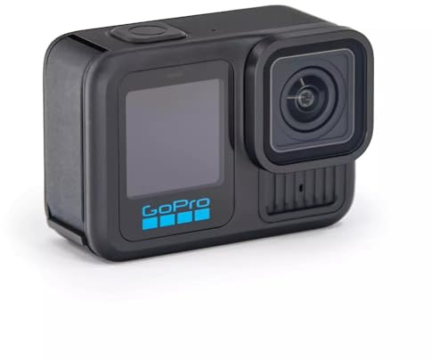 GoPro HERO13 5.3K HDR 27MP Black Action Camera with Accessory Bundle - Includes - 2 Enduro Batteries, 1 Curved Adhesive Mounts, 128GB SanDisk MicroSD Card, and Carrying Case (Renewed)