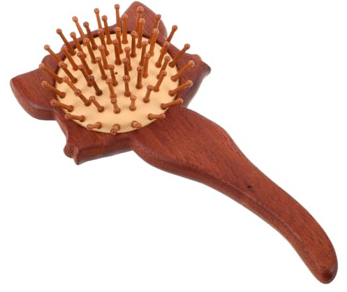 PACKOVE Peigne à Cheveux Décoratif Bois Sculpté Antistatique Massage Chevelu Outil De Coiffage Pour Hommes Et Femmes