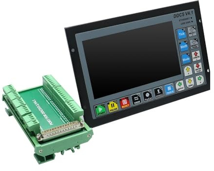 CNC Controller, DDCS V4.1 Upgrade DDCSV 3.1 3 4 Axis G Code Independent Offine CNC Stand Alone Controller for Engraving Milling Machine,Compatibility(3 Axis)