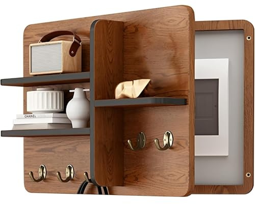 BDXZJ Tapa Contador Estante Decorativo De La Cubierta La Caja del Panel Eléctrico Cubrecontador para Ocultar La Caja del Disyuntor, Alimentación, Interruptor Blindada D,40x30cm