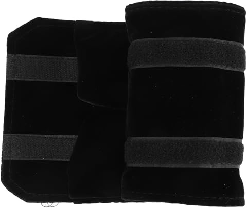 GLSTOY Rotolo Portagioielli in Velluto Nero Custodia Pieghevole per Gioielli da Viaggio Comoda e Facile da Aprire per Uso Domestico e Viaggio