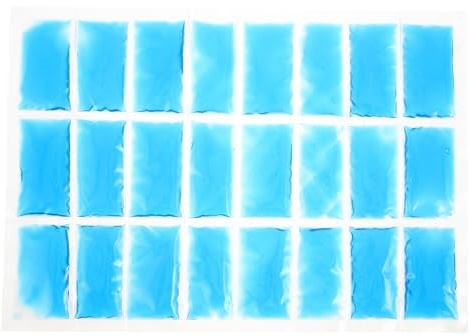 FESTFENDS Impacchi di Ghiaccio in Gel Morbido - Impacco refrigerante Riutilizzabile e a Prova di perdite per Il Pranzo al Sacco, Eventi all'aperto, Terapia Medica - Design Compatto per Una Comoda