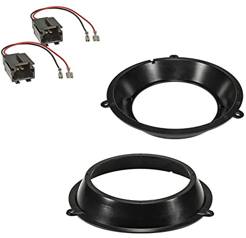 Sound Way Kit Montaggio adattatori Altoparlanti compatibili con Fiat Panda 2002-2012 Porte Anteriori