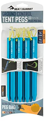 Sea to Summit Ground Control Tent Pegs, 8-Pack