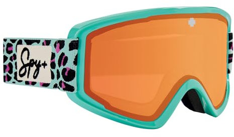 bollé SPY+ - Crusher Elite JR, Gloss Teal, LL Persimmon, Small, Snow Goggles, Unisex, Children