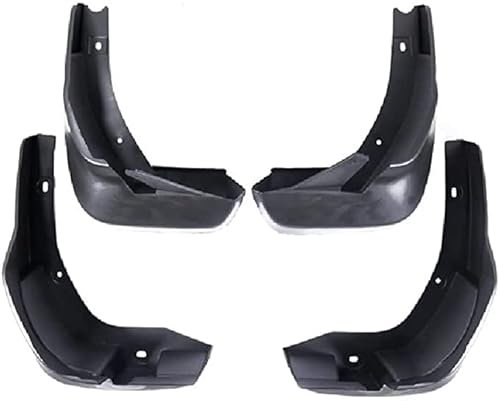 4 Stücke Auto Schmutzfänger Kotflügel für Honda Fit Jazz Hatchback 2004-2008 1ère Génération, Vorne Hinten Schwarz Spritzschutz Mudguards Schutz Dekoration