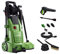 LAVOR Rondella ad alta pressione NJ EXTRA 145 WPS con programmi di pulizia WPS, avvolgitubo, 2 spazzole, guida per terrazze, pressione 145 bar max, portata 420 l/h max, 1900 Watt