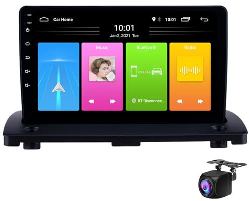 Car Radio For Vo-lvo XC90 2004-2014 Car Play Screen With Wireless Carplay Android Auto Live Navigation Voice Control Mirror Link 9 Inch Touch Screen Stereo GPS Navigation Bluetooth(Color:4-Core 2+32G)