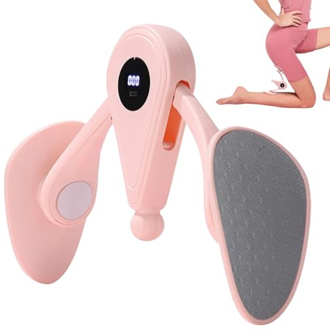Fenayuu Allenatore Coscia Interna - Attrezzo Fitness Portatile per Modellare il Corpo | Dispositivo di Allenamento per le Cosce con Display Contatore,per Donne Uomini Ragazze Glutei Gambe Allenamento