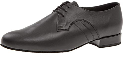 Diamant Hommes Chaussures de Danse 090-076-028 - Cuir Noir - Cambrure Haute - 2 cm Standard [UK 7,5]