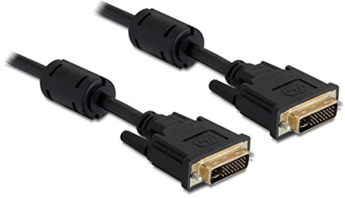 DELOCK CABLE DVI(24+5) - DVI(24+5) M/M 5.00M GOLD