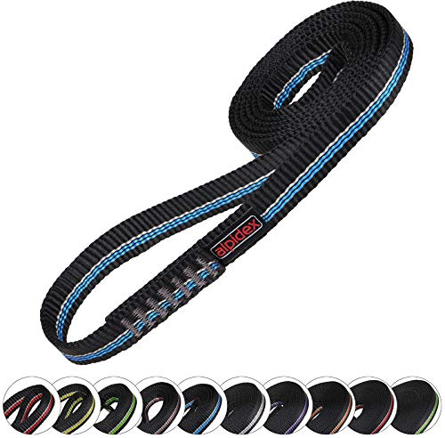 ALPIDEX Bandschlinge in unterschiedlichen Längen 16 mm 22 kN Rundschlinge Klettern Polyamid - 40 cm