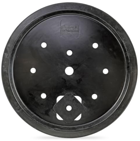 CLGarden GFK Abdeckung 88cm für PE Springbrunnenbecken 150L Deckel 90 rund
