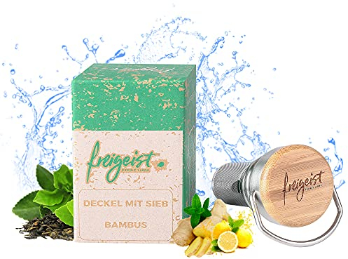 freigeist Passoire à thé en acier inoxydable durable et maniable | Couvercle de tamis innovant pour toutes les bouteilles en acier inoxydable | Téfiltre to go