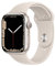 Apple Watch Series 7 (GPS, 45MM) Boîtier en Aluminium Lumière Stellaire avec Bracelet Sport Lumière Stellaire (Reconditionné)