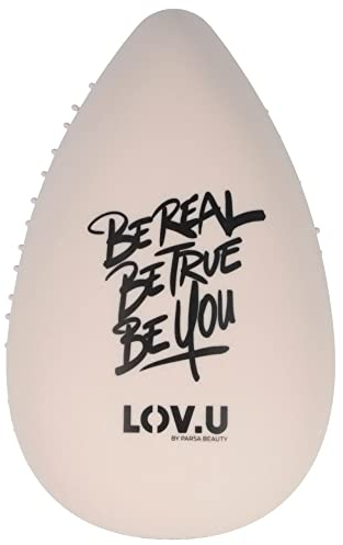 PARSA Beauty LOV.U Entwirrbürste Wet & Dry (Rosa) – Haarbürste mit Multi-Flexible-Nylonpins – Haar Bürste – Haarbuerste – Hair brush women – Harebürste