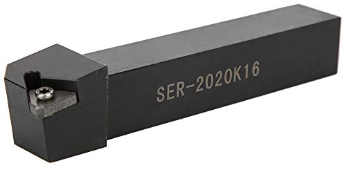 drehmeißel 20x20 gewinde,16er Einsatz, 16er A60 Werkzeug, 16er, 16er Ag60 10er 16er Ag60 Klingeneinsatz Ser2020K16 CNC-Drehmaschine Drehwerkzeughalter Bohrstange 1er Schraubenschlüssel