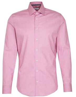 Chemise business homme Seidensticker - coupe classique - sans repassage - col Kent - manches courtes - 100% coton