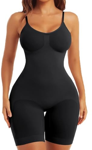 SOLO ACTFIT Body Gainant Femme Bodysuit Shapewear Gaine Amincissant Ventre Plat Sculptant Minceur Invisible Body Shaper Tummy Control
