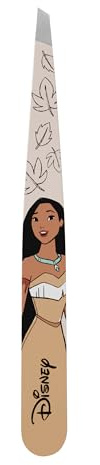 TWEEZERMAN Pocahontas Schräge Pinzette, Augenbrauenpinzette für Frauen und Männer