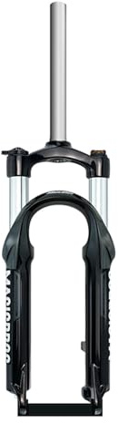 BSFHQS Mountainbike Federgabel 20 24er Kinder Fahrrad Gabeln Federweg 100mm Scheibenbremse Fahrrad Mechanische Gabel QR 9 * 100mm Schnellspanner Vorderradgabel Manuelle(Black Gray,20)