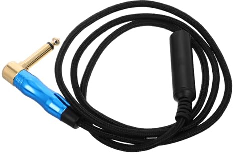 Artibetter 1m Cavo Connettore Stereo Dritto Angolo Retto Cavo Jack Audio Femmina Audio Stereo Per Estensione Connessioni